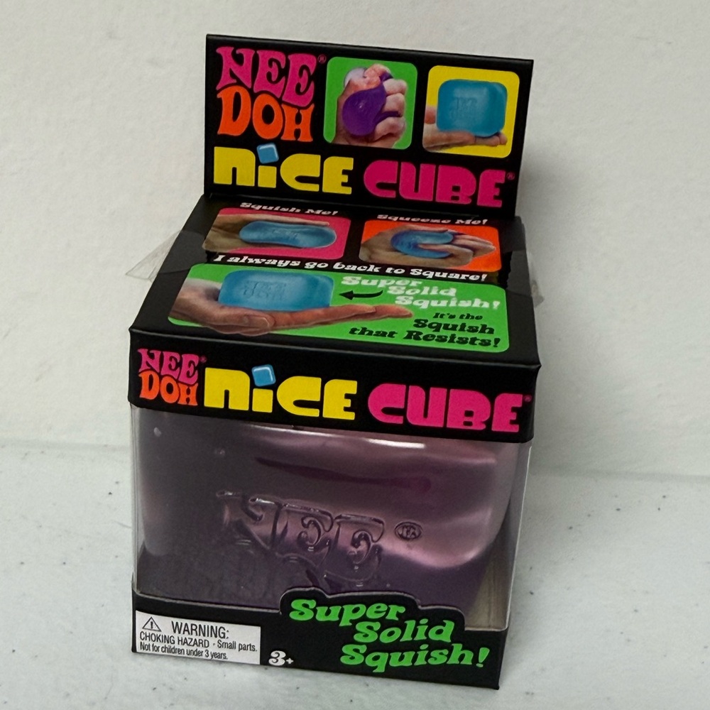 Nice Cube - Purple Squishy Toy
